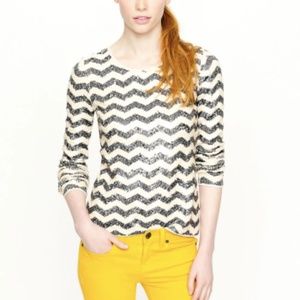 J Crew Sequined Sweater